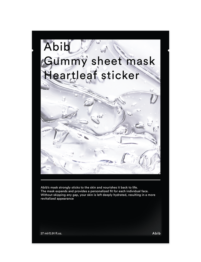 Gummy Sheet Mask Heartleaf Sticker 30ml