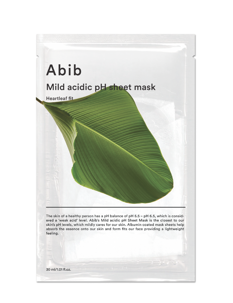 Mild Acidic pH Sheet Mask Heartleaf Fit 30ml