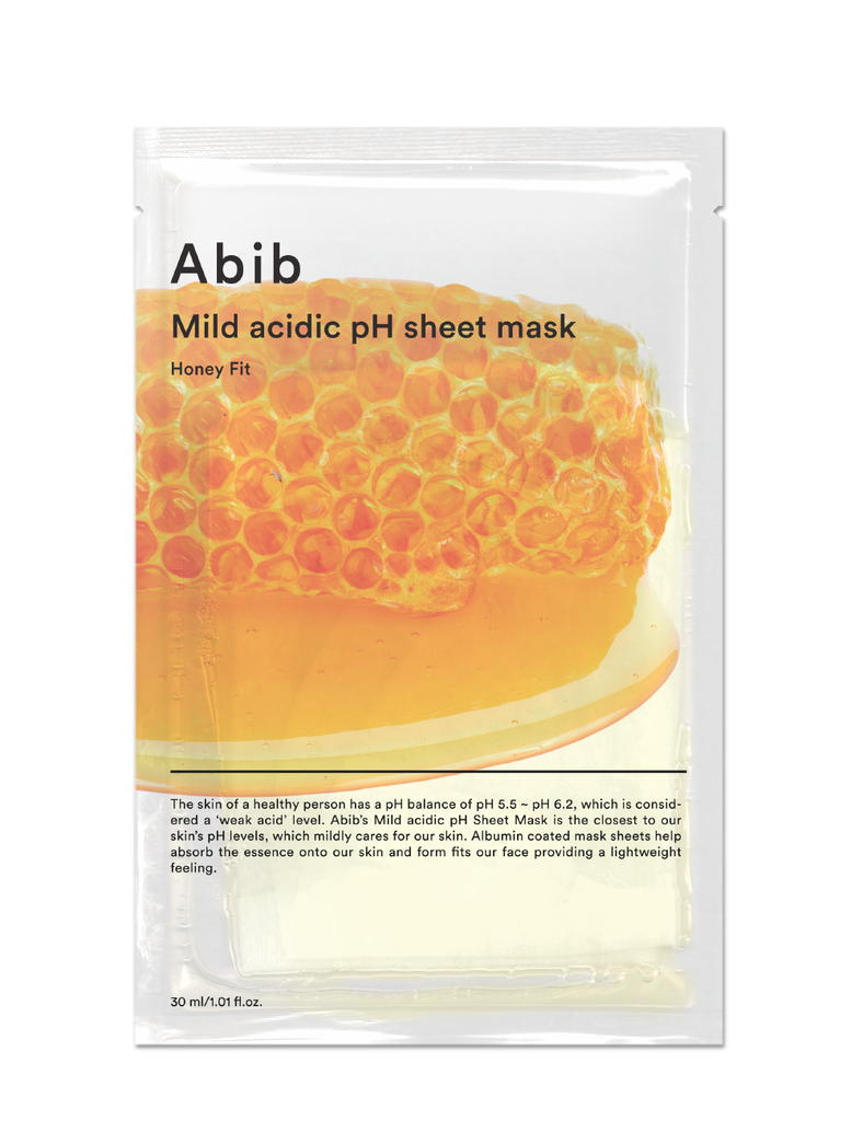 Mild Acidic Ph Sheet Mask Honey Fit 30ml