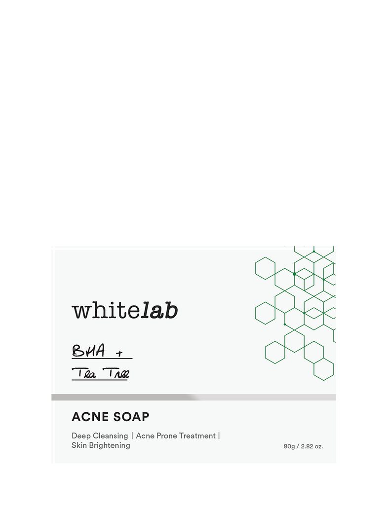 WHITELAB BHA + Tea Tree Acne Soap (80g)