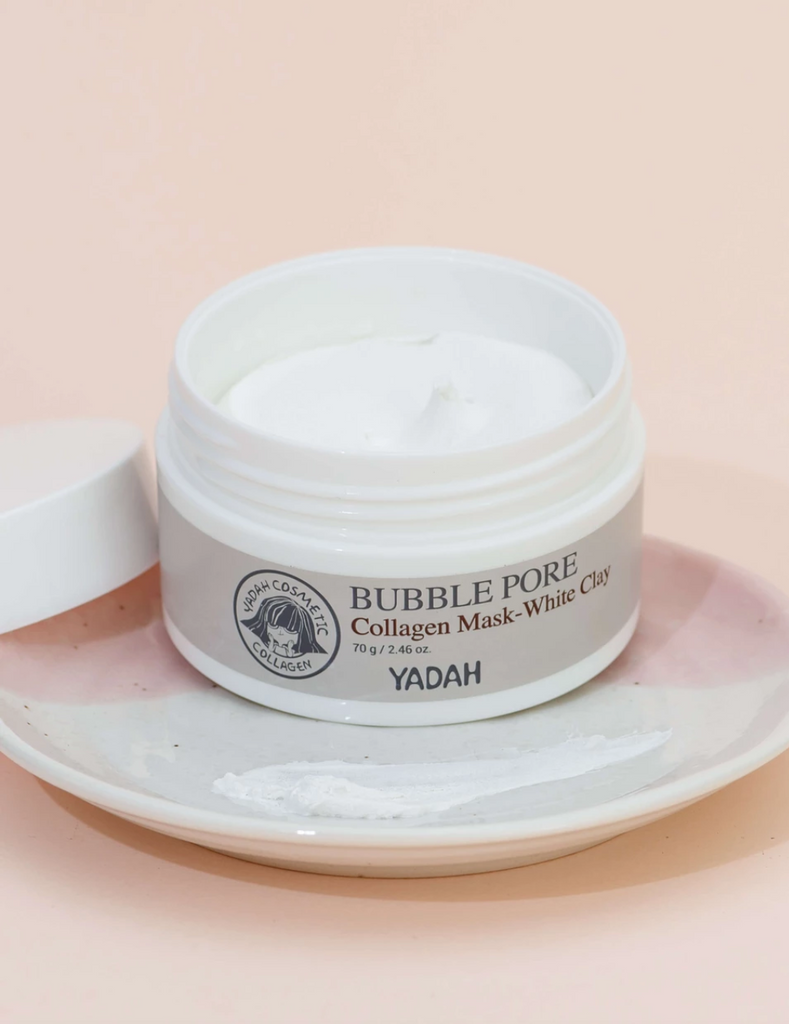 Bubble Pore Collagen Mask - White Clay 70g
