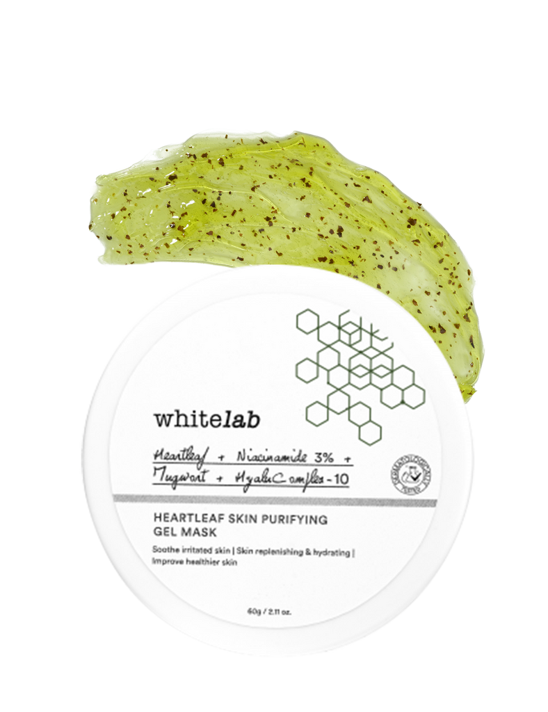 WHITELAB Heartleaf + Niacinamide Skin Purifying Gel Mask (50g)