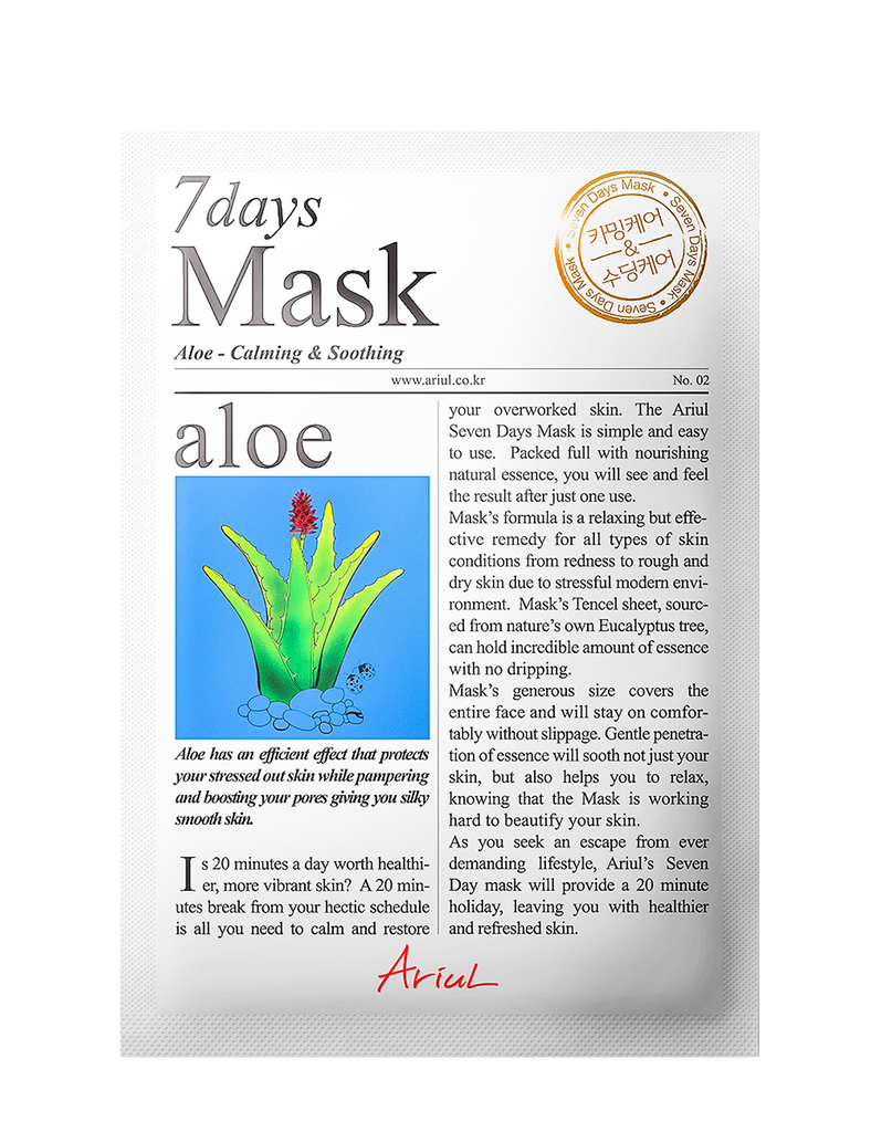 7 Days Mask - Aloe 1pc
