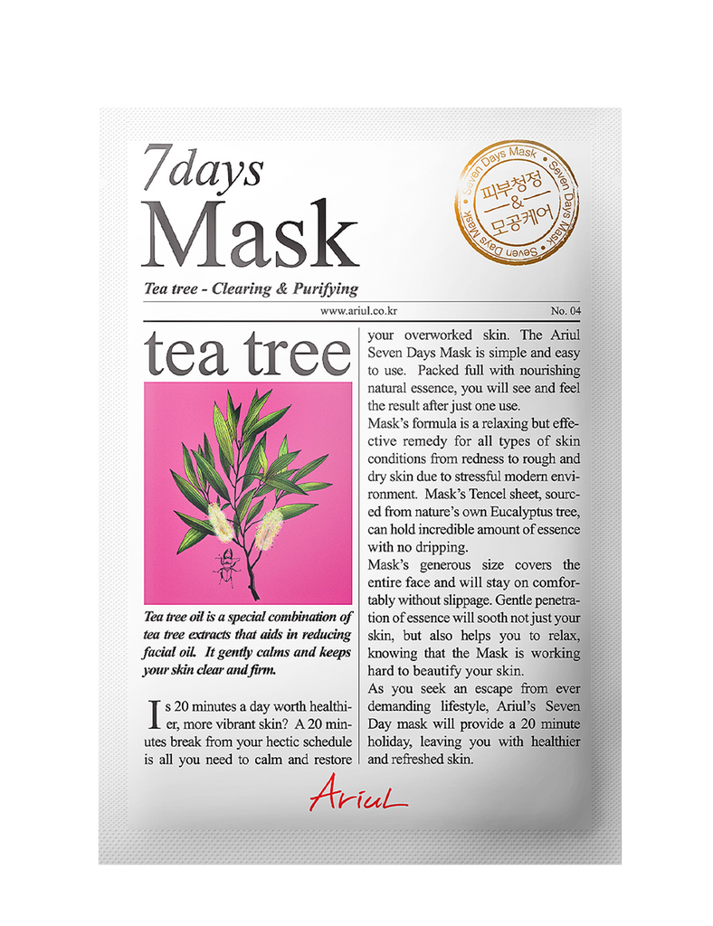 7 Days Mask - Tea Tree 1pc